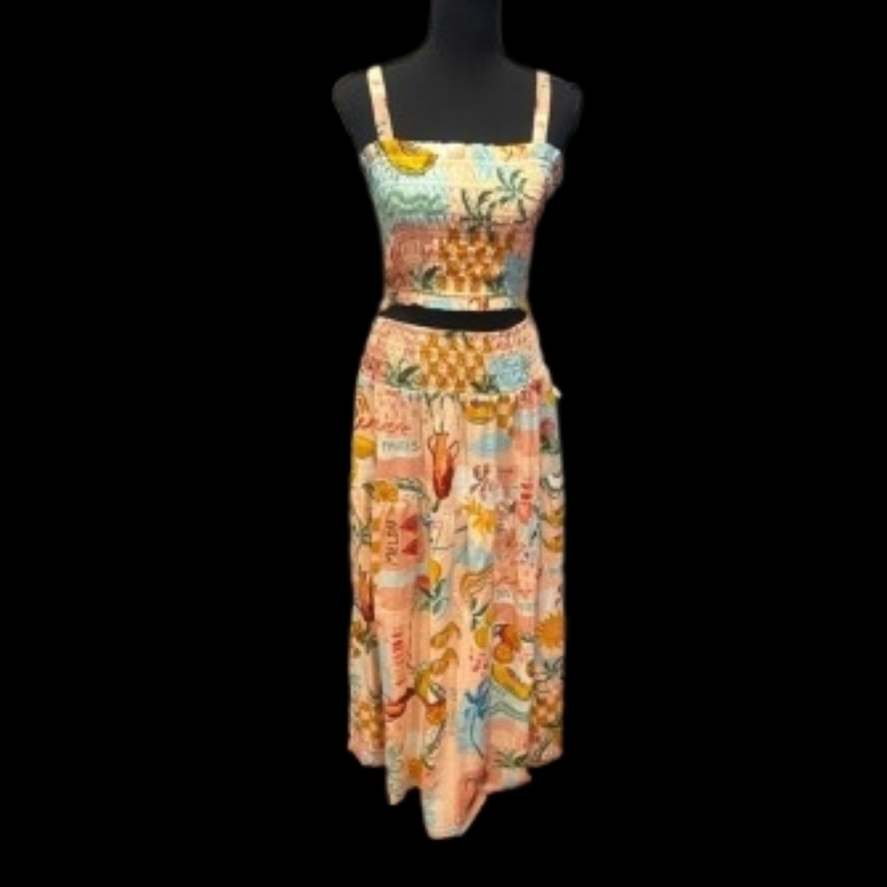 Paper Hearts Tropical Skirt Set